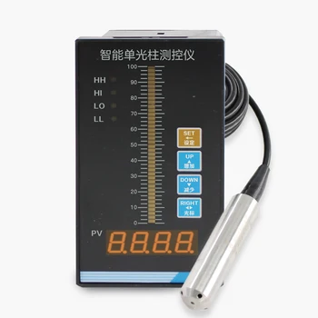 

Input type liquid level transmitter sensor probe 4-20mA output Static pressure water level meter control fire water level box
