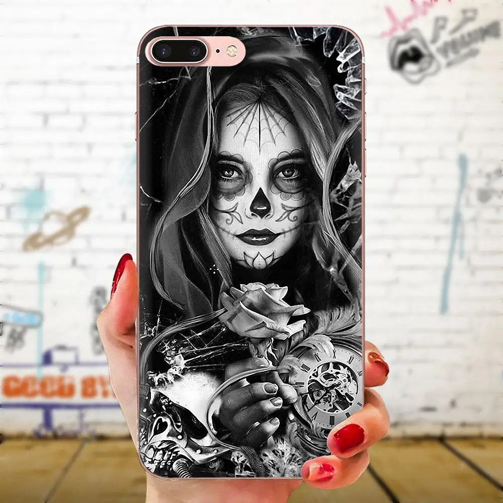Картина из мягкой кожи для Xiao mi 3 4 4C 4i 5 5s 5X6 6X8 SE Pro Lite A1 Max x 2 Note Skull с