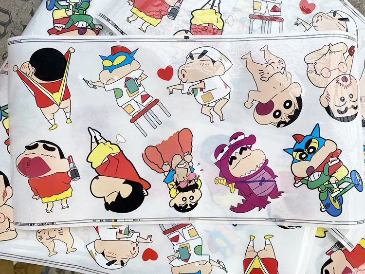 Наклейки Crayon Shin chan для удаления аниме Shinchan stikers с прозрачным фоном винил hypebeast на