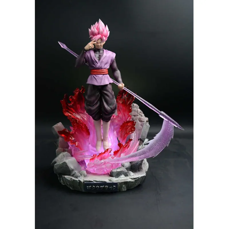 Dragon Ball Super Saiyan ROSE Goku черная полноразмерная портретная ограниченная аниме статуя GK фигурка Коллекционная модель игрушки M3977 - Цвет: Многоцветный