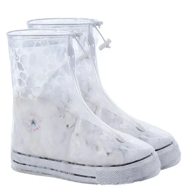 High Quality Men's And Women's Dustproof And Waterproof Shoe Covers High To Help Reusable Non-Slip Men And Women Travel Shoes 3