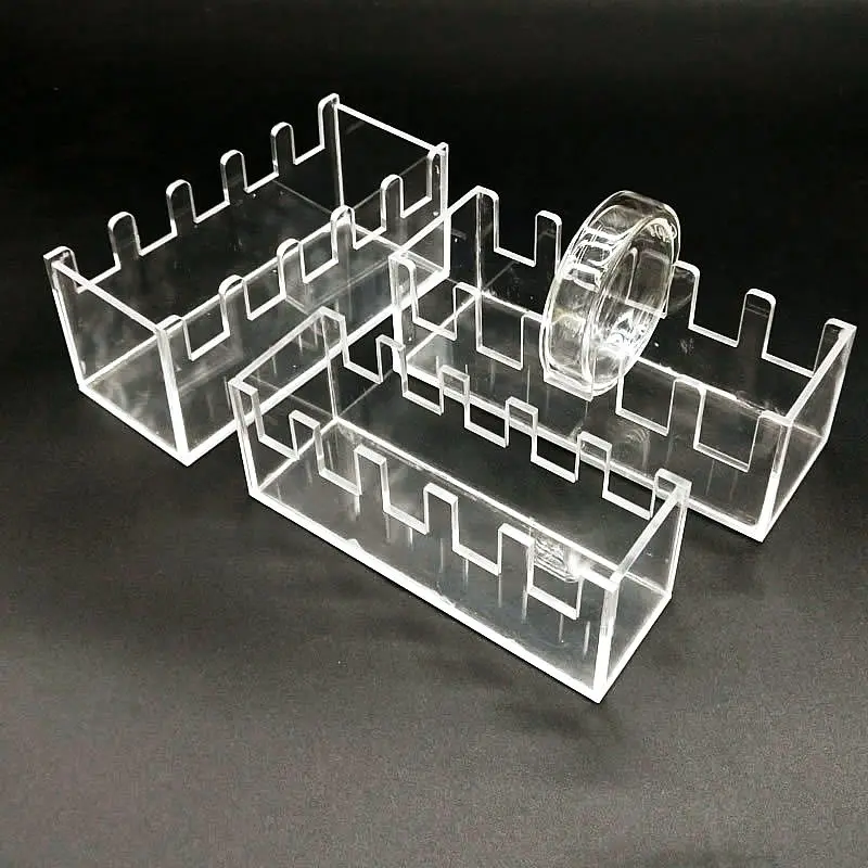 1pc Plexiglass petri dish stand 5/10positions rack suitable for diameter 60/75/90/100/120/150mm laboratory Round petri dishes