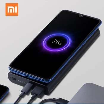 

Xiaomi 10000mAh Wireless Power Bank Qi Fast Wireless Charger USB Type C Mi Powerbank PLM11ZM Portable Charging Mobile Phone