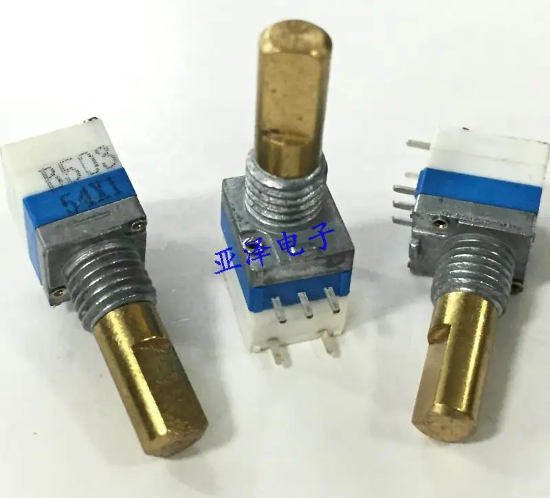 

2PCS/LOT High quality 08 type precision potentiometer, single band switch, B50K interphone, volume potentiometer, switch shaft,
