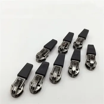 

5pcs 3# 5# Anti-loading Waterproof Zipper Sliders Reverse Installation for Invisible Nylon Zip Bag Jacket Zip Head Pull Accessor
