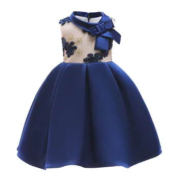 

Girls princess dress kids dresses for girls Sleeveless flower girl dresses Bow Party dresses for girls Girls clothes