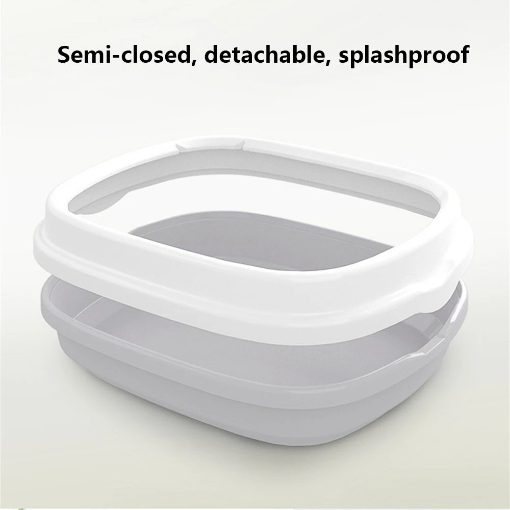 Puppy Cat Indoor Home Plastic Sandbox With Scoop Cat Litter Box Cat Dog Tray Pet Dog Toilet Bedpan Teddy Anti-Splash Toilette Puppy Cat Indoor Home Plastic Sandbox With Scoop Cat Litter Box Cat Dog Tray Pet Dog Toilet Bedpan Teddy Anti-Splash Toilette