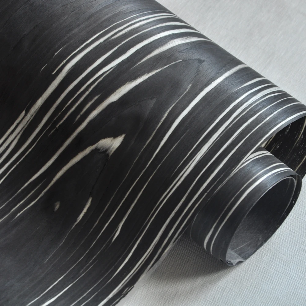 New Design Special Black Buttery Engineered Wood Veneers size 250x58CM Boat Decking Guitar
