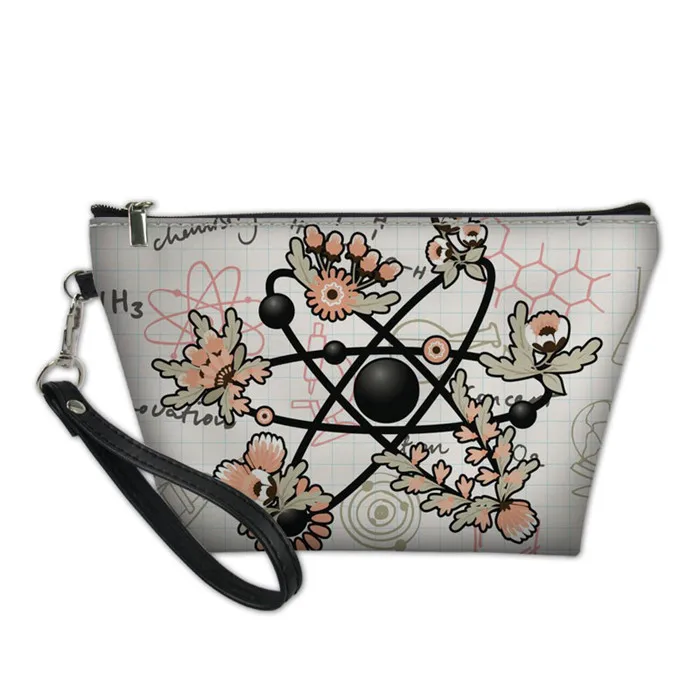 RH0598Z8 FORUDESIGNS/Пастельная Цветочная химия женская косметичка кожаная косметичка Neceser Mujer дорожный Органайзер мыть макияж Чехол - Цвет: RH0598Z8