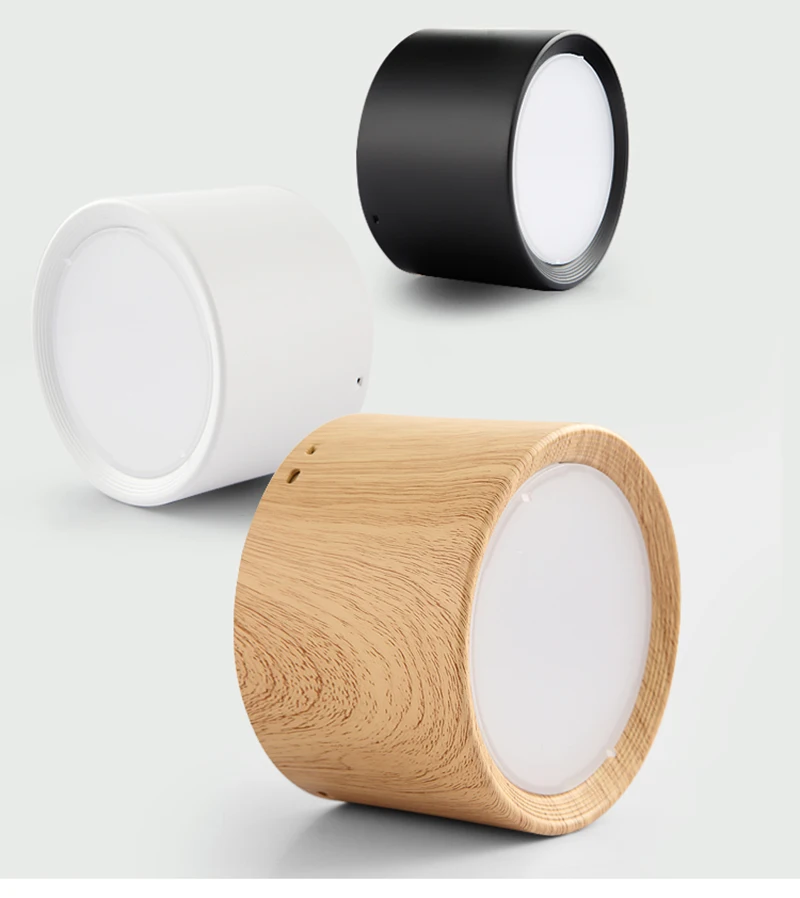 Скандинавский Деревянный светильник для потолка COB 5 Вт 12 Вт ...