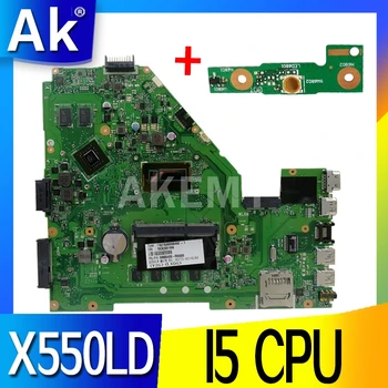 

AK X550LD Laptop motherboard For Asus X550LD X550LC X550LN X550L Test mainboard I5 CPU