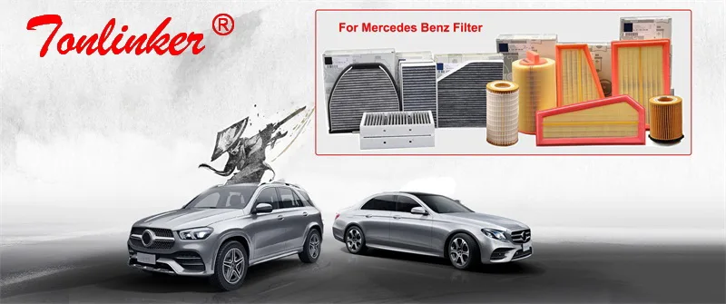 Filtro de Cabine do Carro A1638350047 para Mercedes M-classe Ml270 Ml320 Ml350 Ml400 Ml430 Ml500 Ml55 Modelo Amg Oem W163 1998-2005 Ml230 3 ML320 ML350 ML400 ML430 ML500 ML55 Modelo AMG