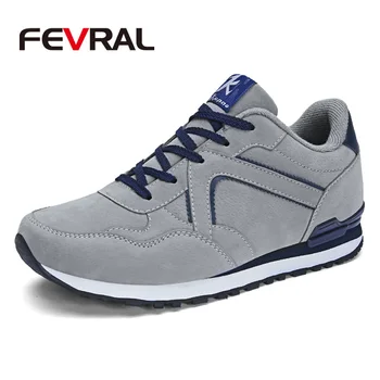

FEVRAL Men Shoes Size 38~45 Adult Men Sneakers Summer Breathable Shoes Super Light Casual Shoes Male Tenis Masculino Sneakers