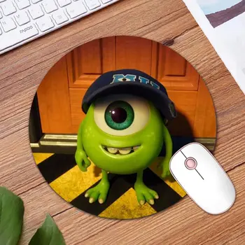 

Cool Fashion Monsters University Mike Wazowski Unique Desktop Pad Game Mousepad 200x200mm 220x220mm 240x240mm Round Mouse Pad