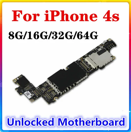 Материнская плата для iPhone 4S 8 ГБ/16 ГБ/32 ГБ 100% оригинальная замененная материнская