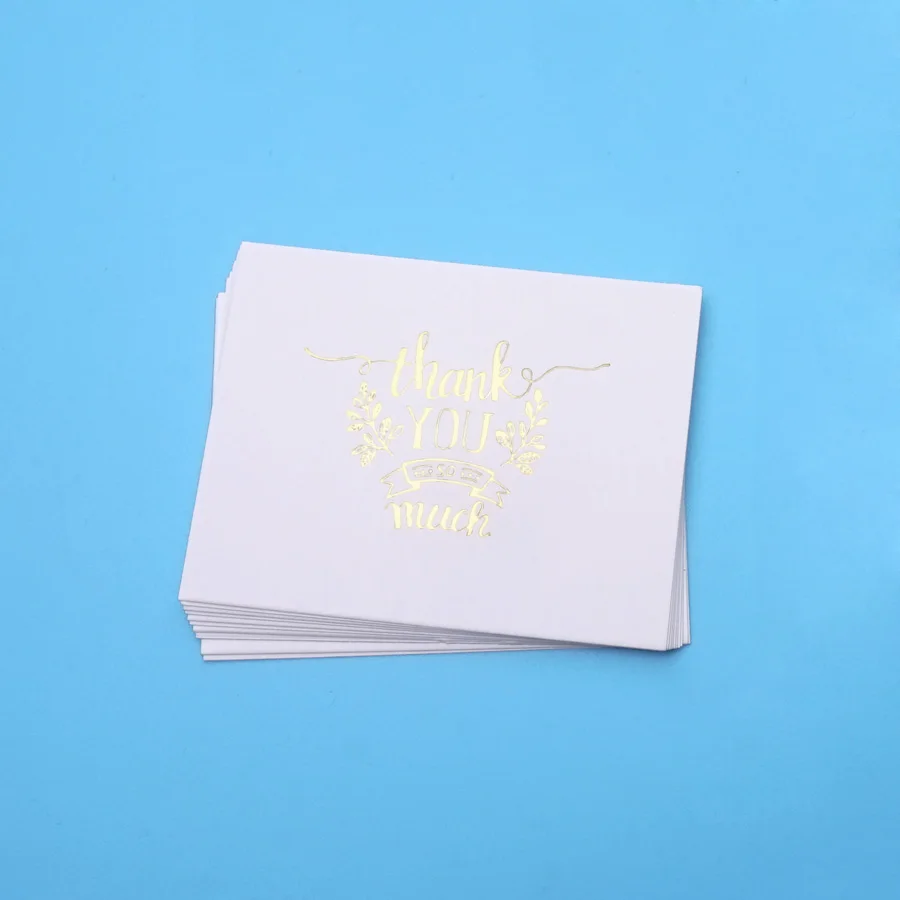 50 штук персонализированные модные бумажные Пригласительные открытки Babyshower День рождения Свадьба для благодарных гостей подарки сувениры