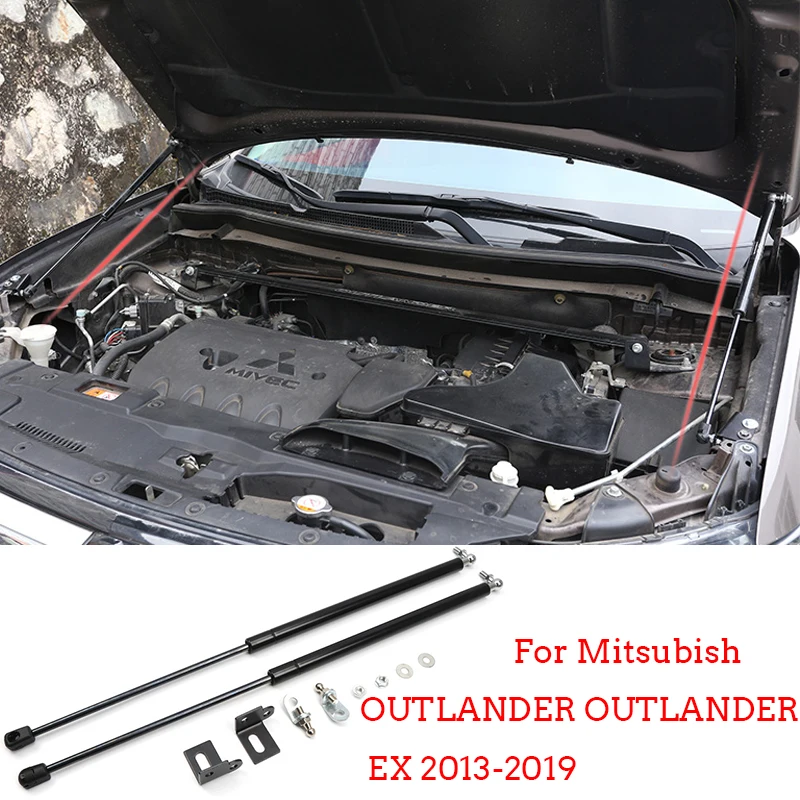 

Front Hood Engine Vover Supporting Hydraulic Rod Strut Spring Shock Bars Bracket For Mitsubish OUTLANDER OUTLANDER EX 2013-2019