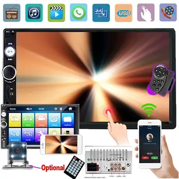 

Car MP5 Player with Rearview Camera 7023B 7 Inch Full HD 2 DIN Car Bluetooth Touch Screen Stereo Radio auto fm transmiter