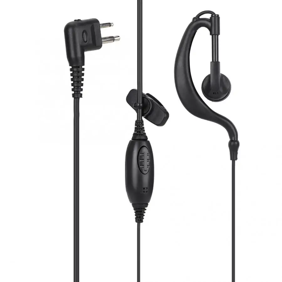 M Head Walkie-Talkie Earhook наушники гарнитура наушники с PTT кнопкой