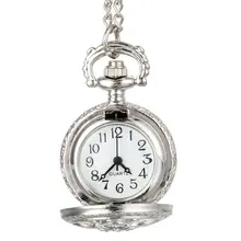 Карманные часы Модные Винтажные женские кварцевые сплав полые цветы круглый леди девушка свитер цепь кулон часы подарок карманные часы