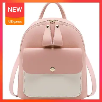 

Mini Backpack Women 2020 PU Leather Bag For Teenage Girls Kids Multi-Function Small Bagpack Female Bags Ladies School Backpacks