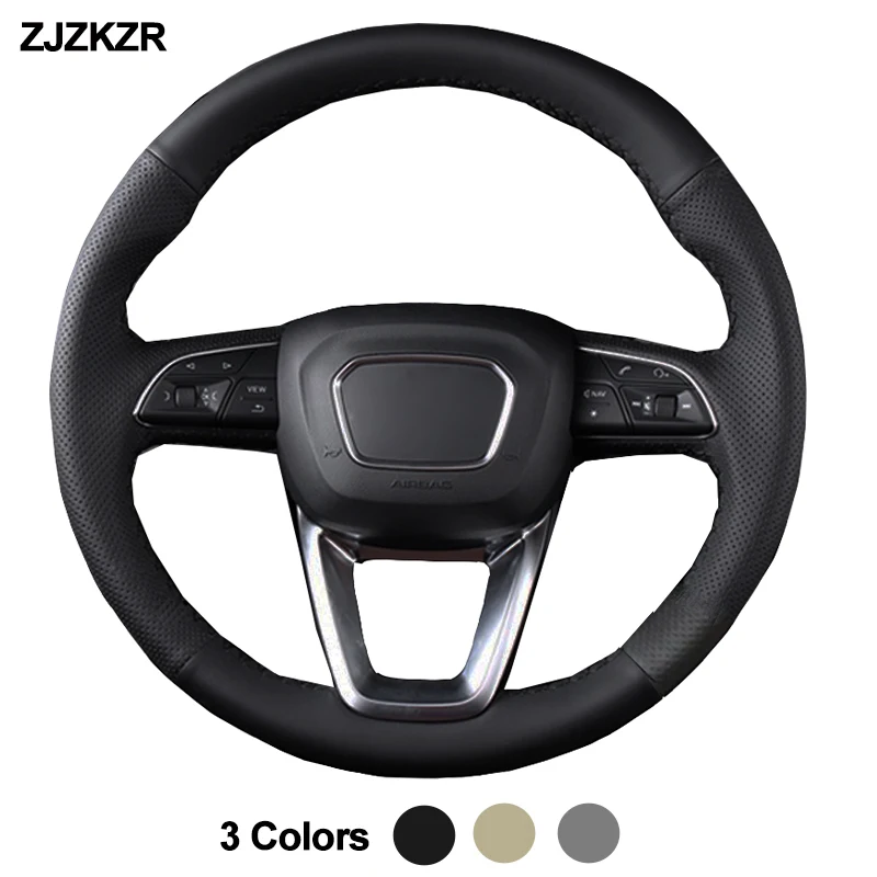 Coprivolante Auto Per Audi A4 (B9) Avant Allroad Q3 Q5 Sq5 Q7 Sq7 Q8 Sq8 Funda Volante Accessori Auto Stuurhoes