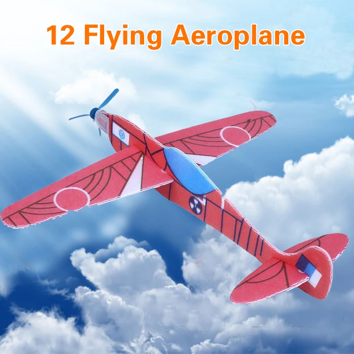 2019 Горячая DIY Gliding самолет игрушка полистирол вертолет модель Детский пазл в виде