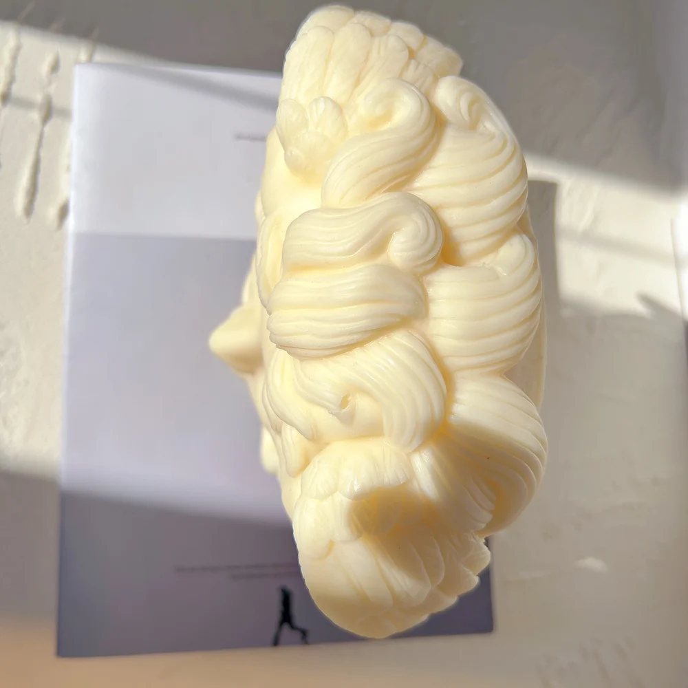 Medusa Bust Candle Mold Greek Sculpture Body Face Snake Hair Figure Wax Candles Silicone Mould silicone mold,silicone candle mold,aromatherapy candle mold,silicone candle molds,candle mold