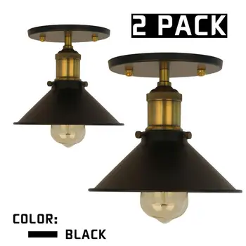 

OYGROUP Ceiling Lamp Industrial Ceiling Light vintage ceiling lamp Retro Loft ceiling lighting American country light fixtures