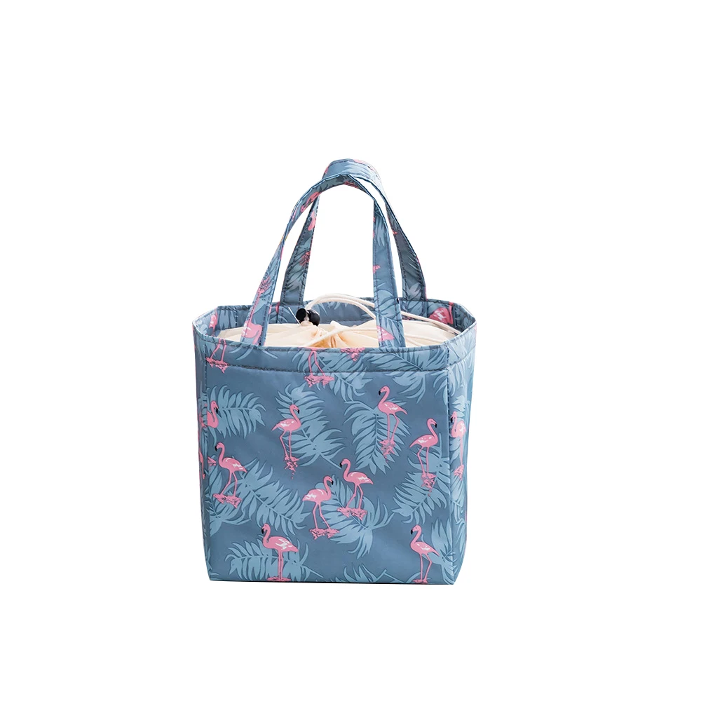 Lunch Bag Portable Insulated Adult Food Thermal Women Tote Thermal Box Cooler Travel Picnic Case Carry Tote Girls Storage Bag