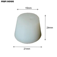 2 шт-8 мм домашние винные пробки для пивоварения Силиконовая пробка, с отверстием для воздушного клапана пузырька, пищевая с силиконовой резиновой пробкой