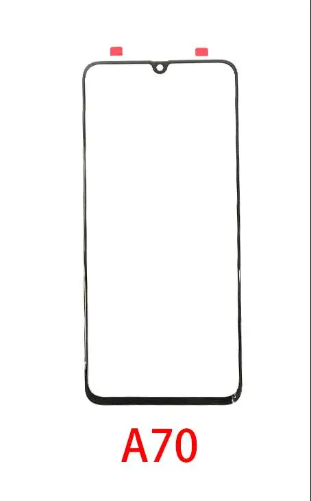 Для samsung A10 A20 A30 A40 A50 A60 A70 M10 M20 S10e передних боковых Стекло замена крышки объектива - Цвет: A70 A705F