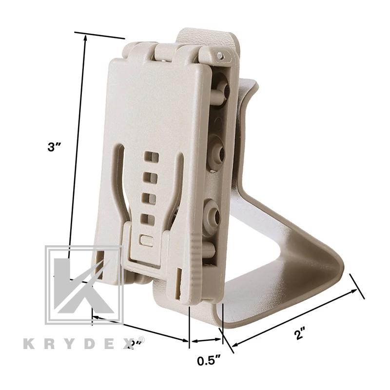 KRYDEX тактический MOLLE Подставка для наушников совместимый w/1," 1,75" " ремень для Peltor MSA ударный ходунки бритвы спортивная Гарнитура держатель