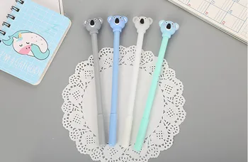 

Creative 100pcs/Lot Koala Gel Pen Lovely Learning Stationery Rubber Head Netural Pen Office Supplies Writing Tool GP452