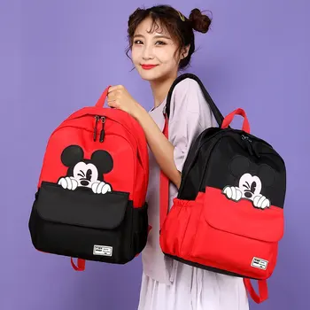

2020 New Fashion Kids Cartoon Backpack For Baby Girls Boys primary school Minnie Mickey Children Schoolbag For Grade 2-6
