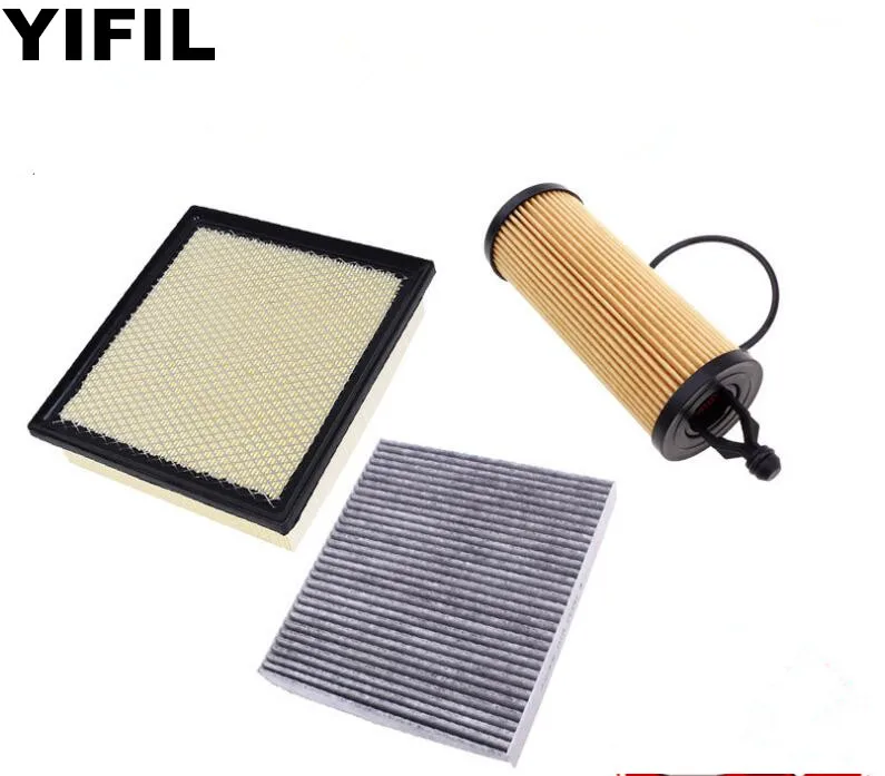 3pcs/lot Auto Air Filter+Cabin Filter+Oil Filter 04861756AA 68079487AA