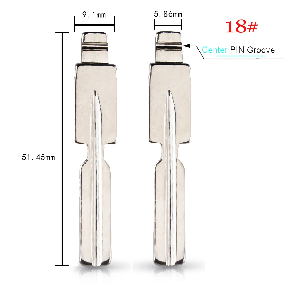 Keyyou Di Vibrazione In Bianco Chiave Pieghevole Hu58 Hu92 67 #18 # No. 67 N ° 18 Auto Stelo Della Chiave Telecomando Per Bmw E36 E39 E38 E63 E83 E53 