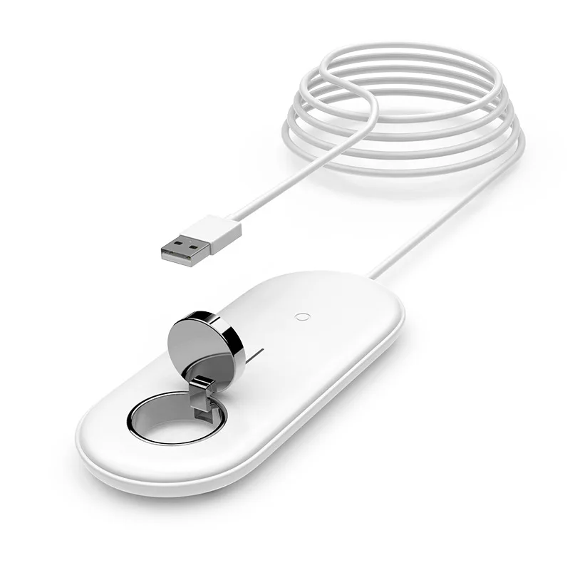 

FULL-Wireless Charger,for Apple Watch 4 3 2 1,10W Qi Dual Wireless Charger Pad Magnetic Charging Stand