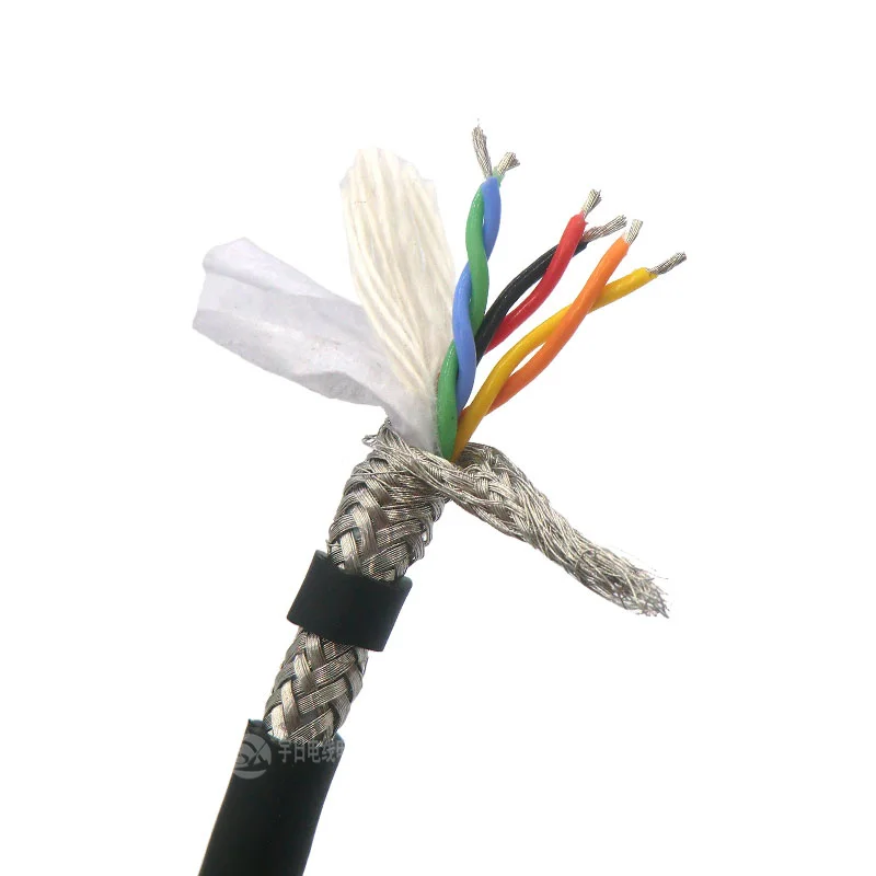 Промышленный Кабель для робота 6 ядер 0 2 мм² 24 22AWG сверхгибкая витая пара