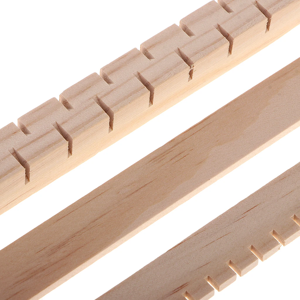Children Kids Wooden Weaving Knitting Shuttle Loom Tapestry Hand-Knitted Machine DIY Craft Hand-Knitted Toy