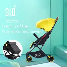 Детская коляска, может лежать, светильник, вес, складной, ультра-светильник, портативная, компактная, детская коляска, коляска для новорожденных