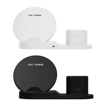 

3 in 1 Fast Charging Dock QI Wireless Charger for i-Watch / iPhone/AirPods