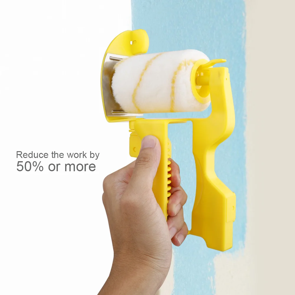 

Handheld Roller Paint Edger Brush Set Multifunction Trimming Roller Brush Portable Home Ceilings Brush Coating Accessories