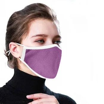 

10pc Purple blue mouth Mask Washable Reusable Protective PM2.5 Filter Paper Mask dust-proof Face mask proof Mask Mascarilla