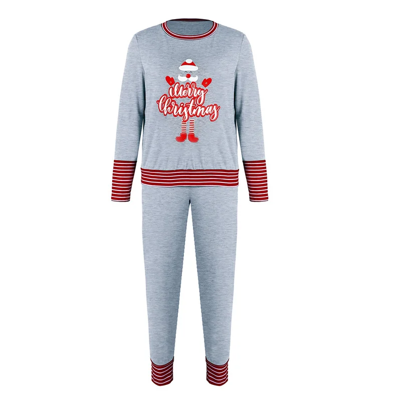 Pijamas de Navidad Xmax de dos piezas para mujer, ropa de dormir de algodón de gran tamaño con estampado de manga larga, ropa de invierno Chic para chica electrónica, 2021