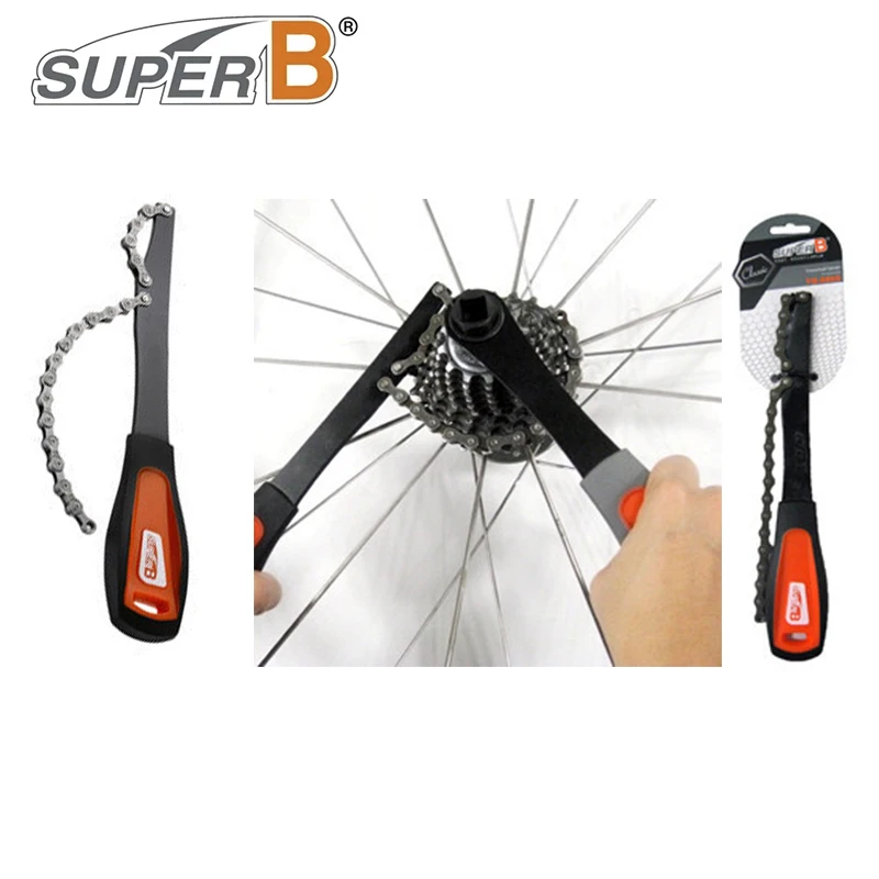 Super B Bicycle Freewheel Turner Tool Tb8866 Fit 1/8" Fixed Gear Cassettes Bike Repairment