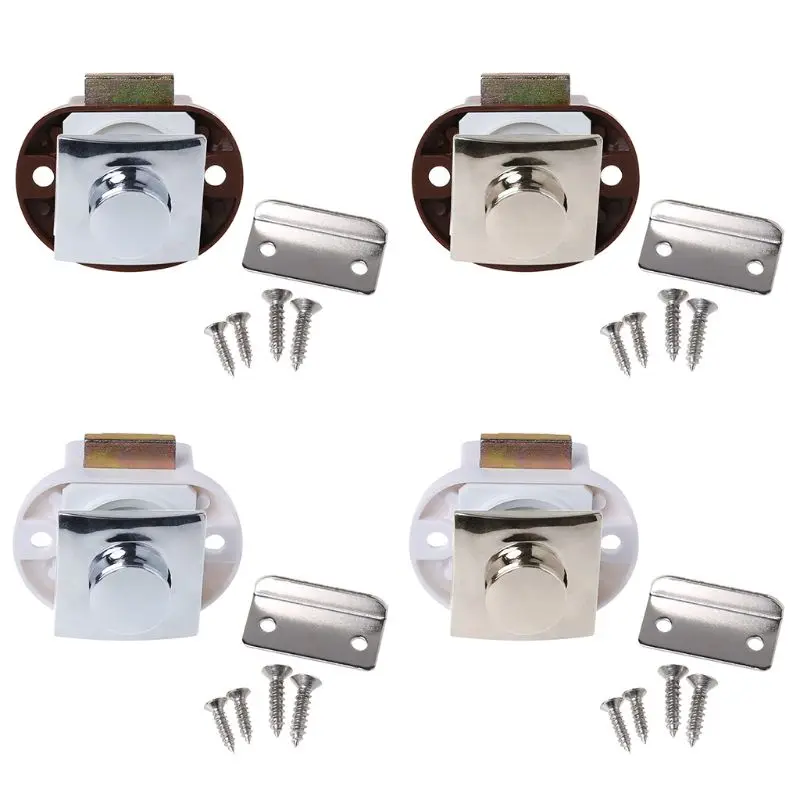 

Car Push Lock RV Caravan Boat Motor Home Cabinet Drawer Latch Button Locks W91F