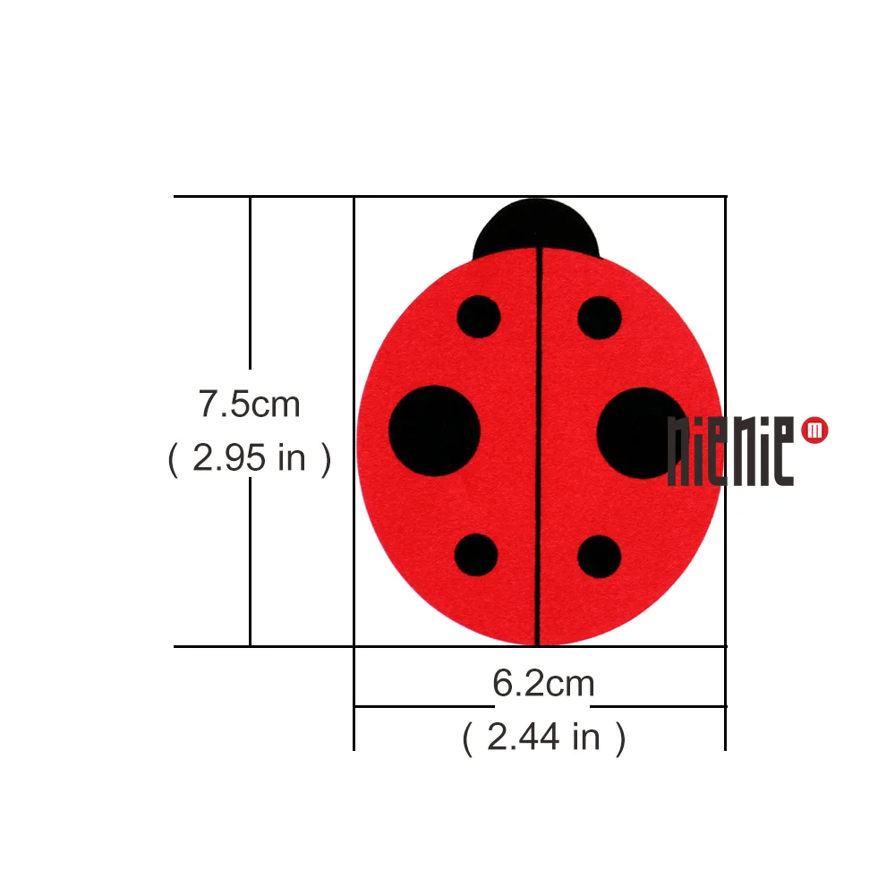 Сексуальная 1 пара(2 шт) форма божьей коровки наклейки на грудь самоклеющиеся одноразовые чехлы на соски с мягкой для модных женских бюстгальтеров