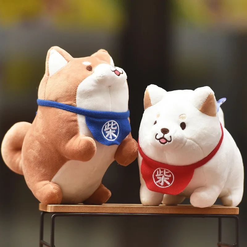 

20cm Cute Shiba Inu Dog Plush Toy Stuffed Soft Animal Corgi Chai Doll for Kids Christmas Gift for Baby Kawaii Valentine Present