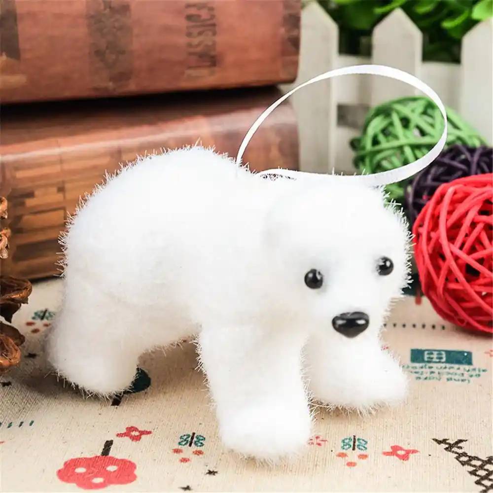 2020 mini christmas bears Mini Cute Plush White Bear Christmas Tree Pendant Decoration Home New Year Decoration Adornos De Navidad 2020 Aliexpress 2020 mini christmas bears